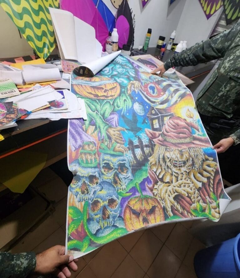 Rnews - Pm Ambiental Apreende 17 Balões E Desmonta Fábrica Ilegal Em Guarulhos