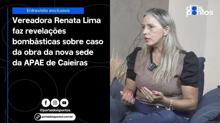 Rnews - Reviravolta Caso Apae Caieiras. Vereadora Sofre Retaliação Política Do Prefeito Lagoinha E Conta Detalhes Do Caso