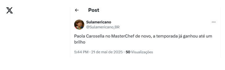Paola Carosella Está De Volta Ao Masterchef Brasil 2025: Detalhes Do Retorno 2 Rnews - Paola Carosella Está De Volta Ao Masterchef Brasil 2025: Detalhes Do Retorno