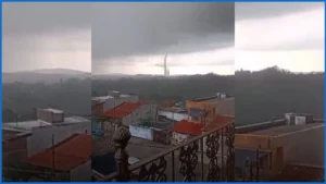 Nuvem Em Forma De Funil Em Jundiaí