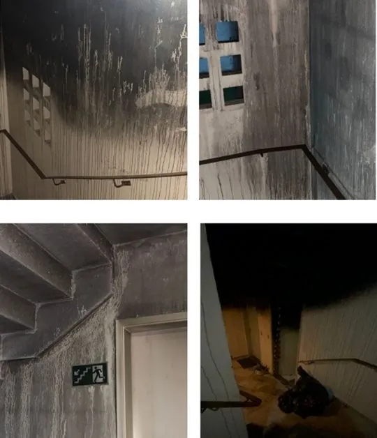 Incêndio Em Caieiras Atinge Apartamento No Condomínio Morro Grande 1 Parte Interna Dos Blocos No Incêndio Em Caieiras