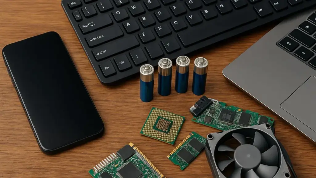 Descarte Conciente Em Pontos De Coleta De Lixo Eletrônico Celulares, Pilhas E Computadores Usados