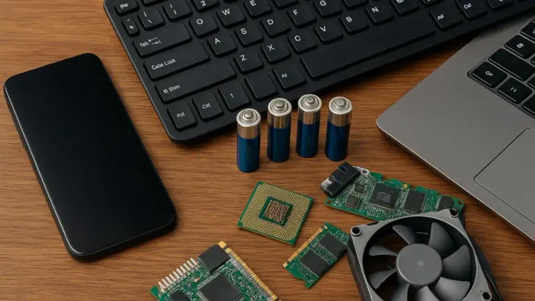 Descarte Conciente Em Pontos De Coleta De Lixo Eletrônico Celulares, Pilhas E Computadores Usados