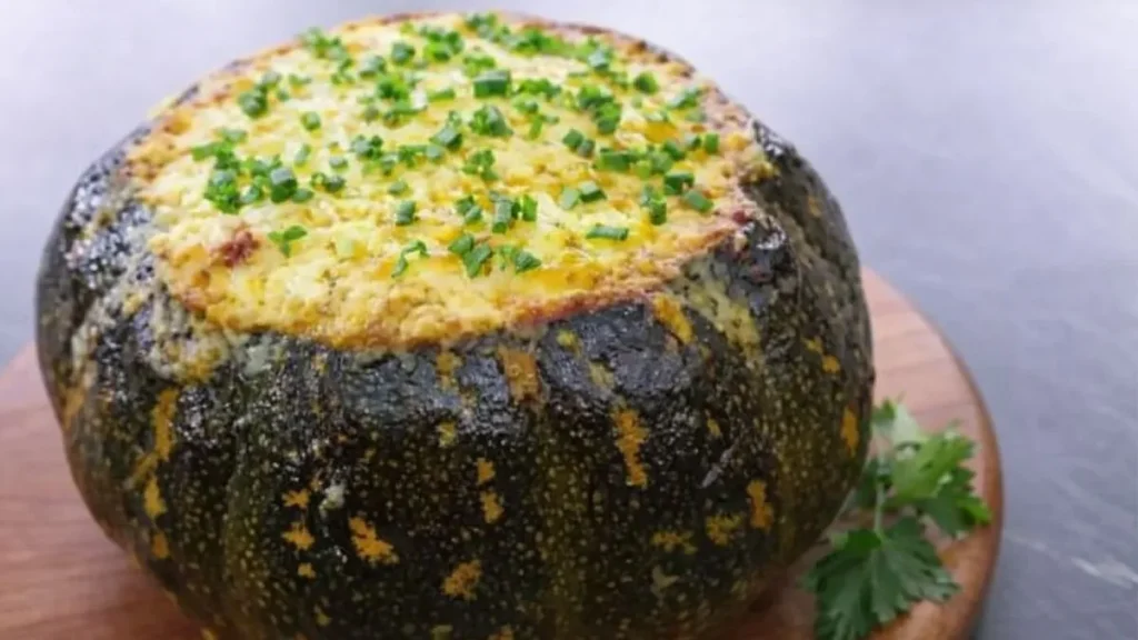 Abóbora Cabotiá Recheada Com Carne