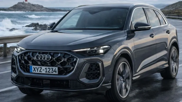 Audi Q5 De Nova Geração Em Estrada, Destacando Design Moderno, Proporções Equilibradas E Proposta Premium Do Suv Médio.