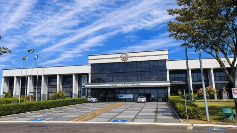 Fachada Da Prefeitura De Nova Odessa Sp Onde Foi Aberto O Processo Seletivo 2026 Com 62 Vagas E Salários De Até R$ 5.668