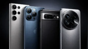 Smartphones Premium Com Módulos De Câmera Avançados E Sensores Grandes, Representando Os Melhores Celulares Com Câmera Em 2026.