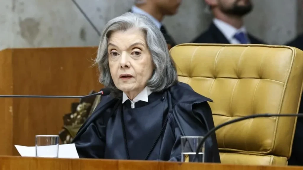 Cármen Lúcia Durante Sessão Do Stf Ao Votar Pela Condenação De Eduardo Bolsonaro Por Difamação Contra Tabata Amaral