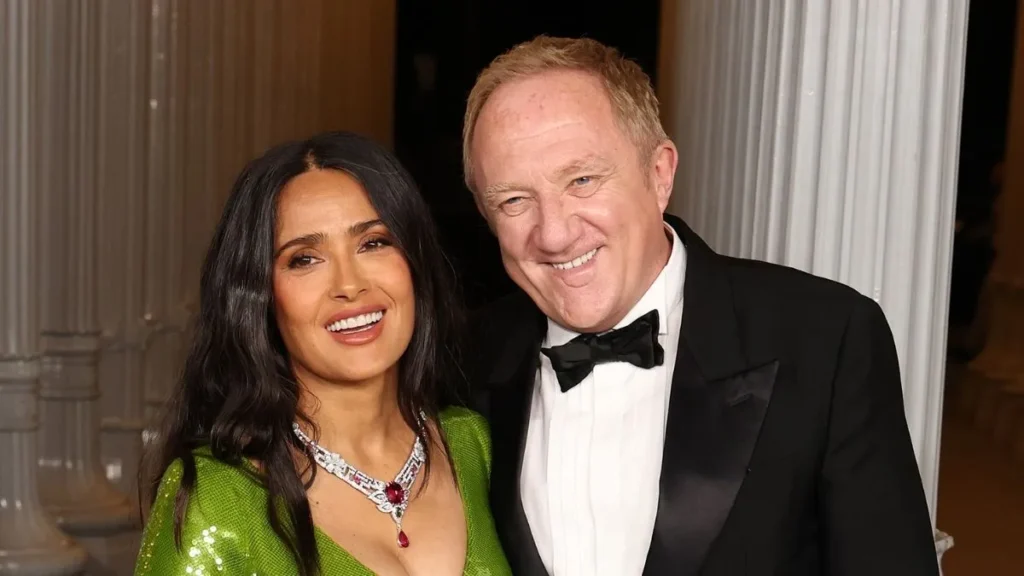 Salma Hayek Ao Lado De François-Henri Pinault Em Evento De Gala, Casal Que Celebrou 15 Anos De Casamento Ligado A Fortuna Bilionária Do Grupo De Luxo Kering