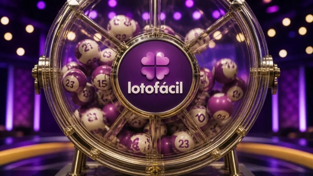 Resultado Da Lotofácil Hoje Com Volante Oficial Da Loteria, Bolas Numeradas E Destaque Para O Sorteio Do Concurso