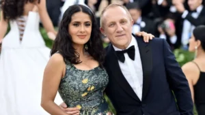 Salma Hayek Ao Lado De François-Henri Pinault, Bilionário Do Grupo Kering, Em Evento De Luxo Relacionado À Fortuna E Patrimônio Do Empresário