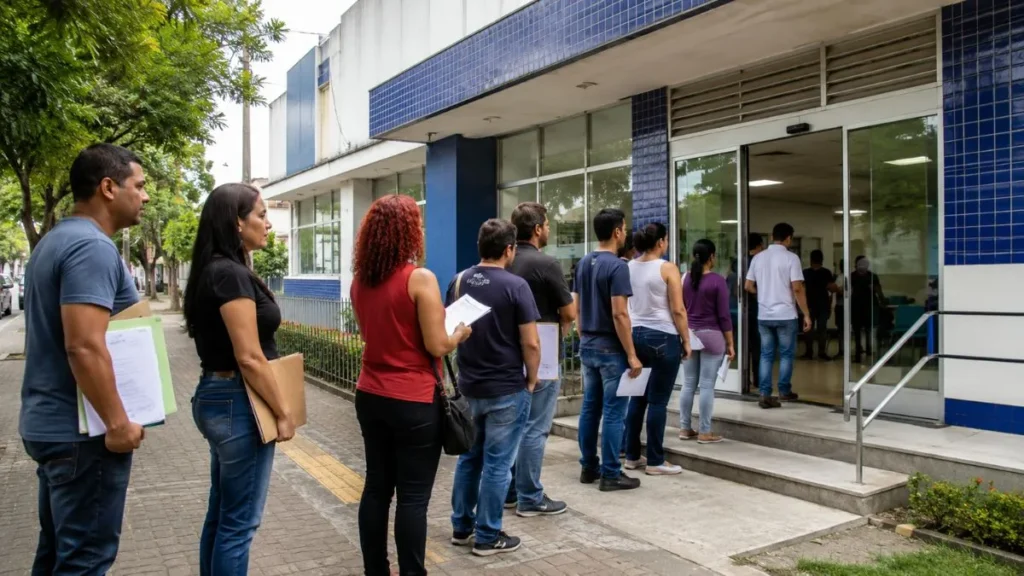 Cajamar Tem 240 Vagas De Emprego; Veja Quem Pode Retirar Carta Hoje, 15 De Julho 5 Pessoas Aguardam Atendimento Em Posto Do Emprega Cajamar Para Retirada De Carta De Encaminhamento.
