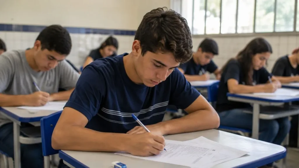 Prova De Intercâmbio Termina Nesta Sexta; 500 Alunos Serão Escolhidos 2 Estudantes Do Ensino Médio Fazem Prova De Inglês Para Programa De Intercâmbio