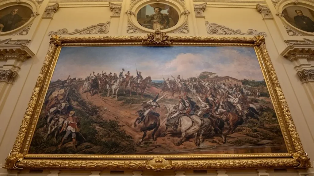 O Famoso Quadro Do 7 De Setembro Foi Pintado 66 Anos Depois: Veja O Que É História E O Que Foi Construído 1 Pintura “Independência Ou Morte”, De Pedro Américo, Exposta No Museu Do Ipiranga, Mostra Dom Pedro E Sua Comitiva Às Margens Do Ipiranga