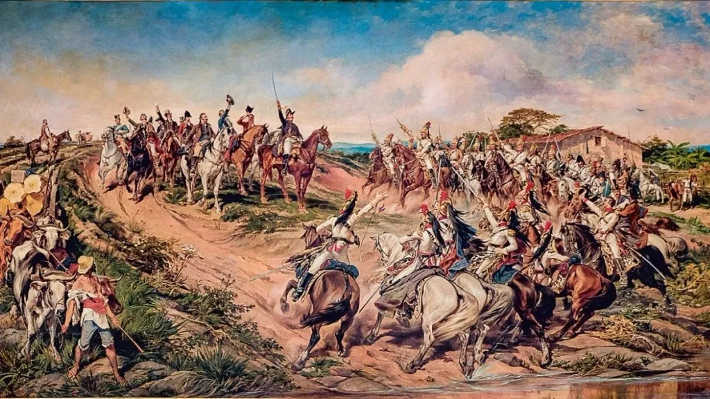 O Famoso Quadro Do 7 De Setembro Foi Pintado 66 Anos Depois: Veja O Que É História E O Que Foi Construído 3 Pintura “Independência Ou Morte”, De Pedro Américo, Retrata Dom Pedro E Sua Comitiva A Cavalo No Episódio Do Grito Do Ipiranga, Com Soldados E Personagens Do Cotidiano Ao Redor