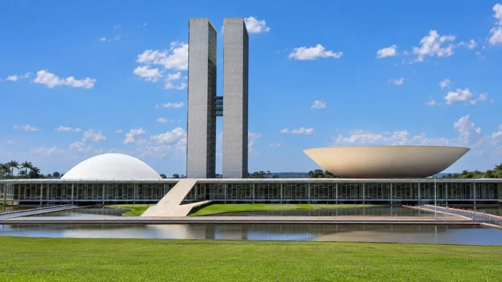 Fachada do Congresso Nacional, em Brasília, sede da Câmara dos Deputados e do Senado Federal